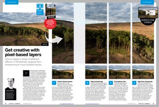 Image of get the look tutorial article in Digital Camera magazine issue 275
