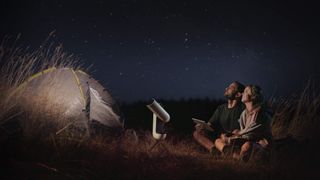 Best smart telescope - a couple use the Vaonis Stellina to view the night sky via an iPad